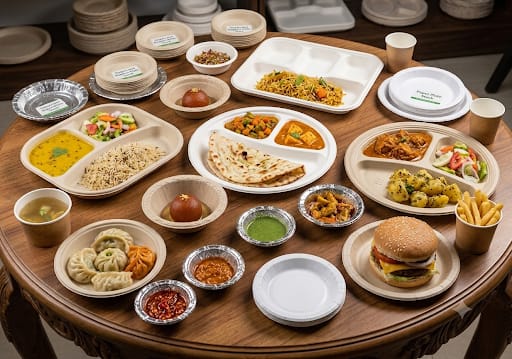Disposable Paper Plates and Bowls